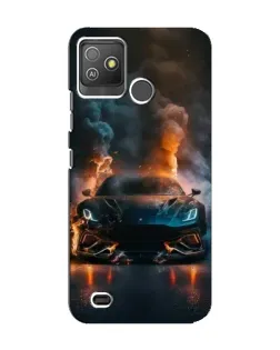 Чохол для TECNO Pop 5 GO з картинкою «Lamborghini димна естетика»