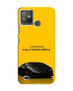 Чохол для TECNO Pop 5 GO з картинкою «Lamborghini Huracan чорний»