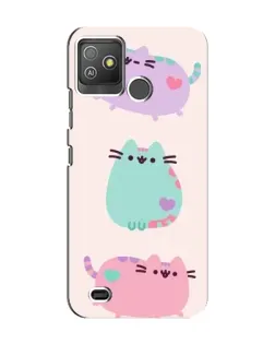 Чехол для TECNO Pop 5 GO с картинкой «Pusheen трио» Чехол для TECNO Pop 5 GO с картинкой «Pusheen трио»