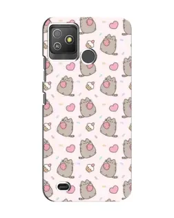 Чохол для TECNO Pop 5 GO з картинкою «Пушин та солодощі» Чохол для TECNO Pop 5 GO з картинкою «Пушин та солодощі»