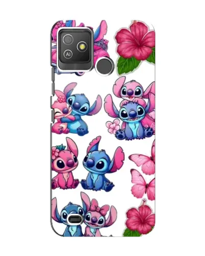 Чехол для TECNO Pop 5 GO с картинкой «Стикеры Stitch и Angel» Чехол для TECNO Pop 5 GO с картинкой «Стикеры Stitch и Angel»