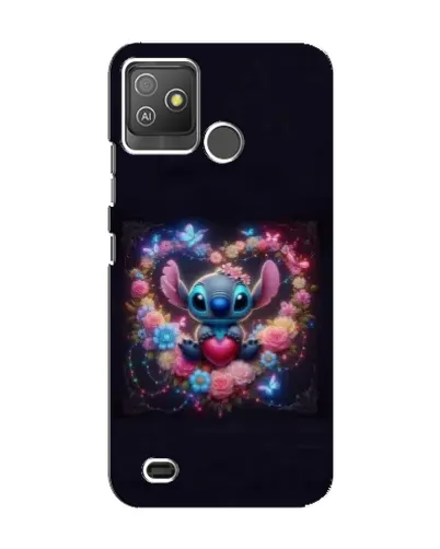 Чехол для TECNO Pop 5 GO с картинкой «Stitch в цветах» Чехол для TECNO Pop 5 GO с картинкой «Stitch в цветах»