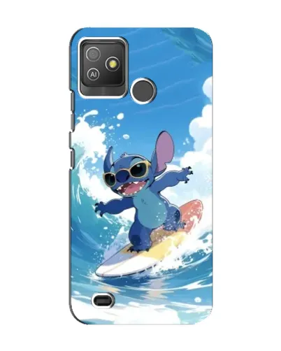 Чехол для TECNO Pop 5 GO с картинкой «Стич на волне» Чехол для TECNO Pop 5 GO с картинкой «Стич на волне»