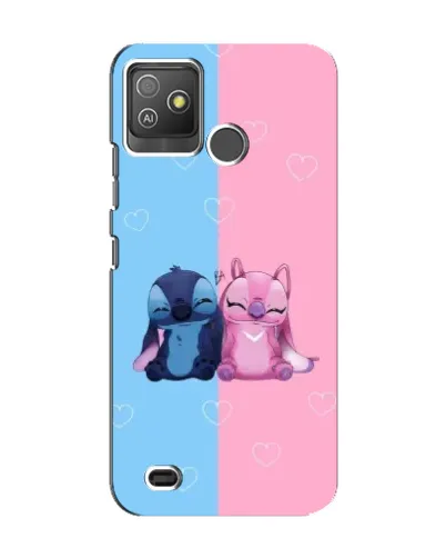 Чехол для TECNO Pop 5 GO с картинкой «Stitch и Angel Love» Чехол для TECNO Pop 5 GO с картинкой «Stitch и Angel Love»