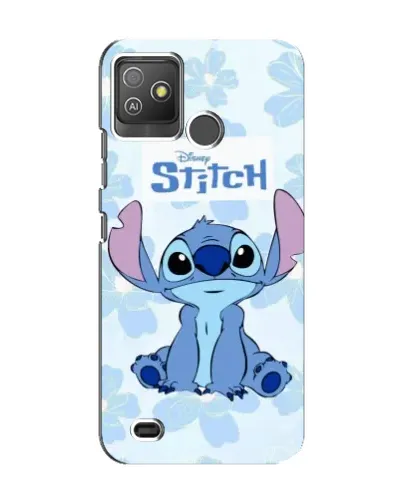 Чехол для TECNO Pop 5 GO с картинкой «Stitch среди цветов» Чехол для TECNO Pop 5 GO с картинкой «Stitch среди цветов»