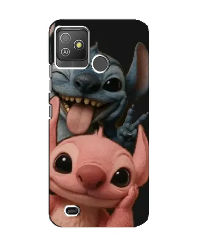Чехол для TECNO Pop 5 GO с картинкой «Стич и Ангел» Чехол для TECNO Pop 5 GO с картинкой «Стич и Ангел»