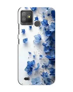 Чохол для TECNO Pop 5 GO з картинкою «Блакитний квітковий каскад» Чохол для TECNO Pop 5 GO з картинкою «Блакитний квітковий каскад»