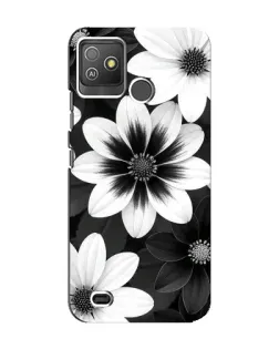 Чохол для TECNO Pop 5 GO з картинкою «Монохромні айстри» Чохол для TECNO Pop 5 GO з картинкою «Монохромні айстри»