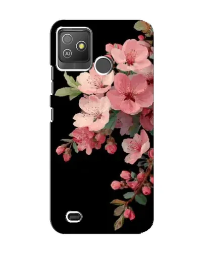 Чехол для TECNO Pop 5 GO с картинкой «Розовая ветка сакуры»