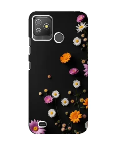 Чехол для TECNO Pop 5 GO с картинкой «Цветочная композиция»