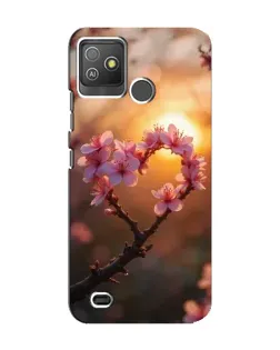 Чохол для TECNO Pop 5 GO з картинкою «Рожевий цвіт сердечко на тлі заходу» Чохол для TECNO Pop 5 GO з картинкою «Рожевий цвіт сердечко на тлі заходу»