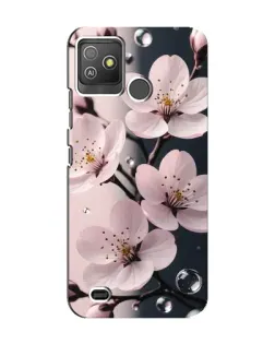 Чохол для TECNO Pop 5 GO з картинкою «Ніжня сакура та краплі» Чохол для TECNO Pop 5 GO з картинкою «Ніжня сакура та краплі»