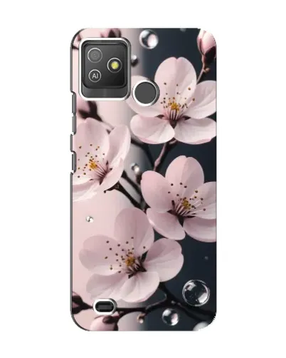 Чехол для TECNO Pop 5 GO с картинкой «Нежная сакура и капли» Чехол для TECNO Pop 5 GO с картинкой «Нежная сакура и капли»