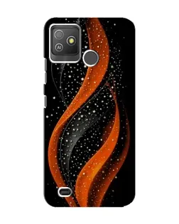 Чехол для TECNO Pop 5 GO с картинкой «Огненная звездная волна»