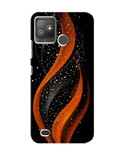 Чехол для TECNO Pop 5 GO с картинкой «Огненная звездная волна»