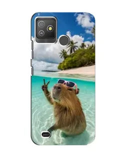 Чехол для TECNO Pop 5 GO с картинкой «Капибара на море» Чехол для TECNO Pop 5 GO с картинкой «Капибара на море»