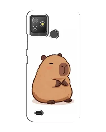 Чехол для TECNO Pop 5 GO с картинкой «Толстенькая капибара»
