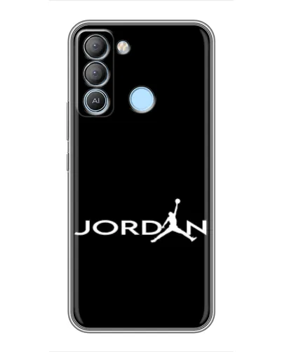 Чехол для TECNO Pop 5 LTE с картинкой «Jordan White Logo» Чехол для TECNO Pop 5 LTE с картинкой «Jordan White Logo»