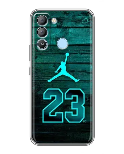 Чехол для TECNO Pop 5 LTE с картинкой «Jordan Cyan 23» Чехол для TECNO Pop 5 LTE с картинкой «Jordan Cyan 23»