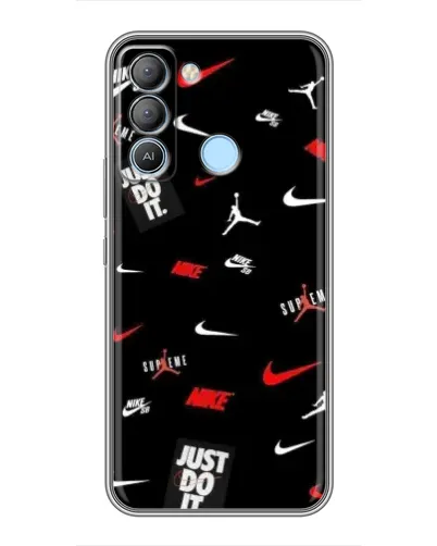 Чехол для TECNO Pop 5 LTE с картинкой «Nike Mix Pattern» Чехол для TECNO Pop 5 LTE с картинкой «Nike Mix Pattern»