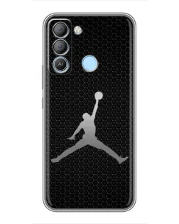 Чехол для TECNO Pop 5 LTE с картинкой «Jordan Dark Carbon»