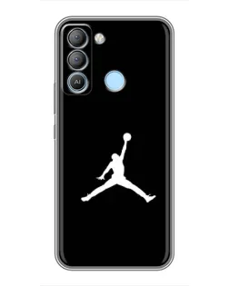 Чехол для TECNO Pop 5 LTE с картинкой «Jordan Silhouette»