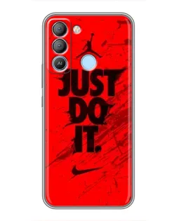 Чехол для TECNO Pop 5 LTE с картинкой «Nike Just Do It»