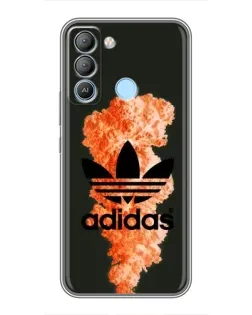 Чехол для TECNO Pop 5 LTE с картинкой «Оранжевый дым Adidas» Чехол для TECNO Pop 5 LTE с картинкой «Оранжевый дым Adidas»