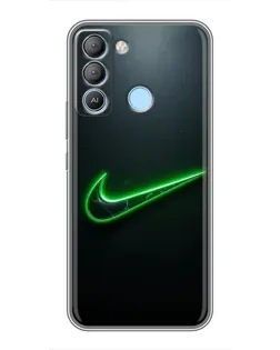 Чехол для TECNO Pop 5 LTE с картинкой «Неоновый контур Nike» Чехол для TECNO Pop 5 LTE с картинкой «Неоновый контур Nike»