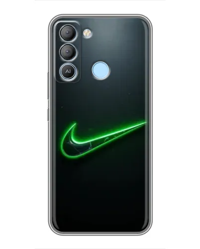 Чехол для TECNO Pop 5 LTE с картинкой «Неоновый контур Nike» Чехол для TECNO Pop 5 LTE с картинкой «Неоновый контур Nike»