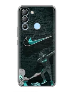 Чехол для TECNO Pop 5 LTE с картинкой «Спортивный арт Nike» Чехол для TECNO Pop 5 LTE с картинкой «Спортивный арт Nike»