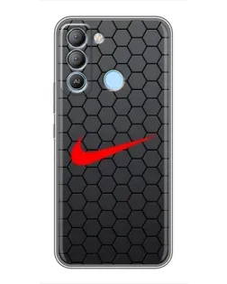 Чехол для TECNO Pop 5 LTE с картинкой «Nike — карбоновая сетка» Чехол для TECNO Pop 5 LTE с картинкой «Nike — карбоновая сетка»
