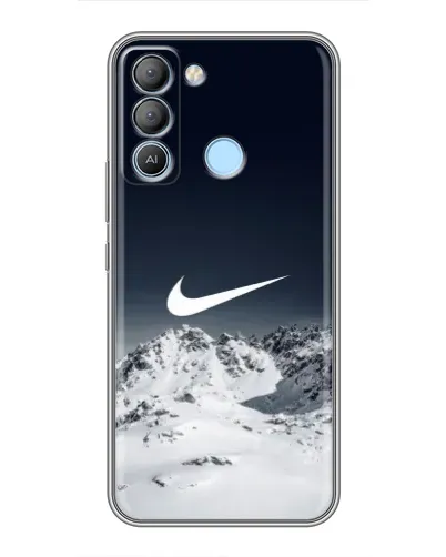 Чехол для TECNO Pop 5 LTE с картинкой «Nike — зимние горы» Чехол для TECNO Pop 5 LTE с картинкой «Nike — зимние горы»