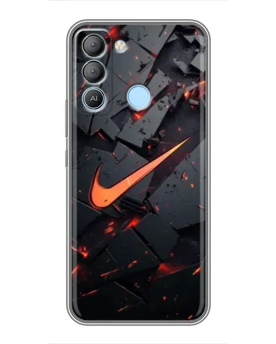 Чехол для TECNO Pop 5 LTE с картинкой «Nike — эффект разломов» Чехол для TECNO Pop 5 LTE с картинкой «Nike — эффект разломов»