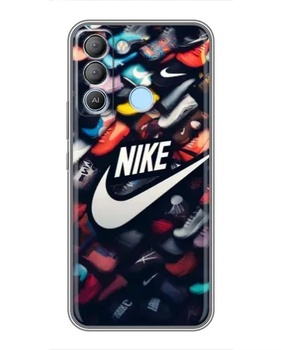 Чехол для TECNO Pop 5 LTE с картинкой «Коллекция кроссовок Nike» Чехол для TECNO Pop 5 LTE с картинкой «Коллекция кроссовок Nike»