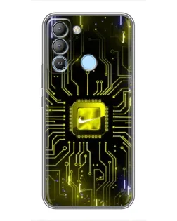 Чохол для TECNO Pop 5 LTE з картинкою «Nike — золота іскра» Чохол для TECNO Pop 5 LTE з картинкою «Nike — золота іскра»