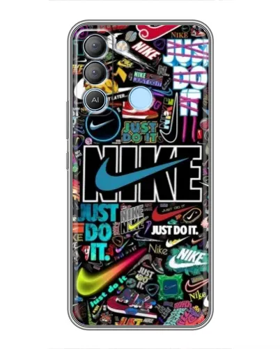 Чехол для TECNO Pop 5 LTE с картинкой «Яркий коллаж Nike» Чехол для TECNO Pop 5 LTE с картинкой «Яркий коллаж Nike»