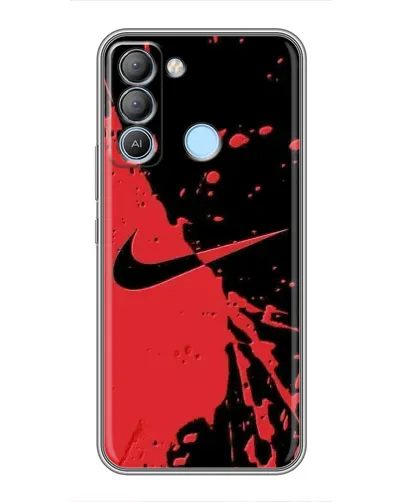 Чехол для TECNO Pop 5 LTE с картинкой «Красные брызги Nike» Чехол для TECNO Pop 5 LTE с картинкой «Красные брызги Nike»