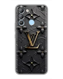 Чехол для TECNO Pop 5 LTE с картинкой «Кожаная текстура LV» Чехол для TECNO Pop 5 LTE с картинкой «Кожаная текстура LV»