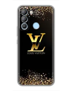 Чехол для TECNO Pop 5 LTE с картинкой «LV — золотые искры» Чехол для TECNO Pop 5 LTE с картинкой «LV — золотые искры»