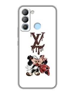 Чехол для TECNO Pop 5 LTE с картинкой «LV и Микки Маус» Чехол для TECNO Pop 5 LTE с картинкой «LV и Микки Маус»