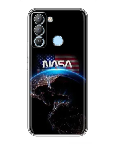 Чехол для TECNO Pop 5 LTE с картинкой «Земля из космоса NASA»