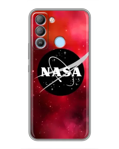 Чехол для TECNO Pop 5 LTE с картинкой «NASA — красная туманность»