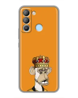Чехол для TECNO Pop 5 LTE с картинкой «Золотая обезьяна Bored Ape» Чехол для TECNO Pop 5 LTE с картинкой «Золотая обезьяна Bored Ape»