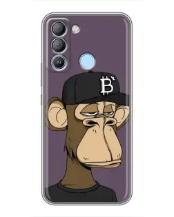 Чехол для TECNO Pop 5 LTE с картинкой «Bored Ape в кепке» Чехол для TECNO Pop 5 LTE с картинкой «Bored Ape в кепке»