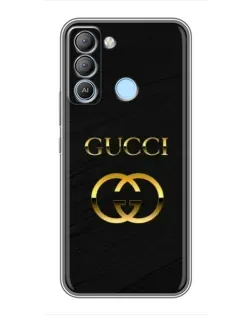 Чехол для TECNO Pop 5 LTE с картинкой «Золотой логотип Gucci» Чехол для TECNO Pop 5 LTE с картинкой «Золотой логотип Gucci»