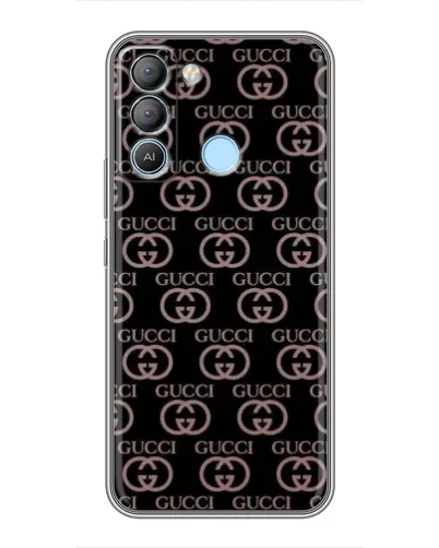 Чехол для TECNO Pop 5 LTE с картинкой «Классическая монограмма Gucci»