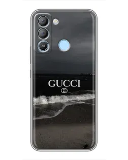 Чехол для TECNO Pop 5 LTE с картинкой «Gucci — морской прибой» Чехол для TECNO Pop 5 LTE с картинкой «Gucci — морской прибой»