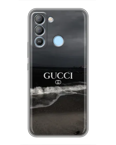 Чехол для TECNO Pop 5 LTE с картинкой «Gucci — морской прибой»