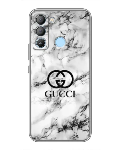 Чехол для TECNO Pop 5 LTE с картинкой «Gucci — мраморный шик»
